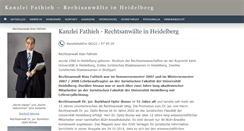 Desktop Screenshot of kanzlei-fathieh.de